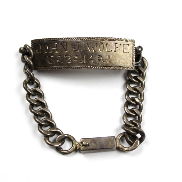 USAAF enlisted man identification bracelet - CBI