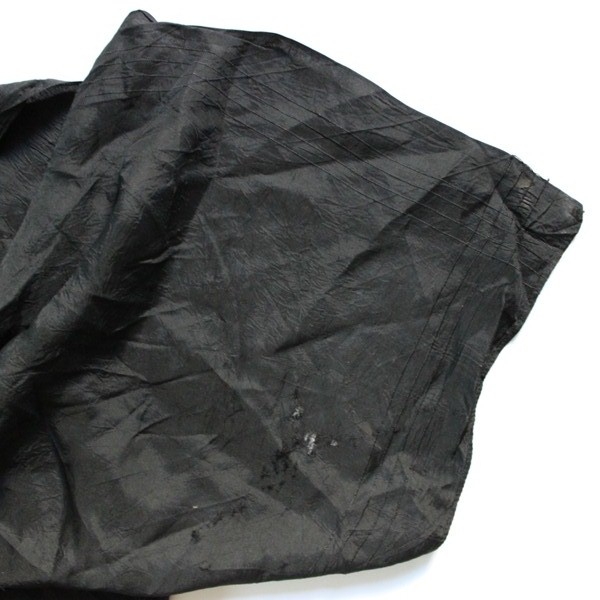 US Navy black silk Neckerchief - ID’ed