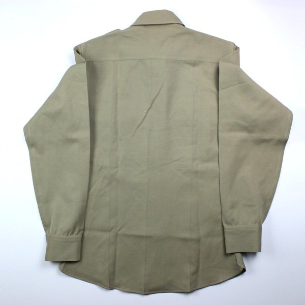 US Army khaki / tan officer's service shirt - 15 x 33