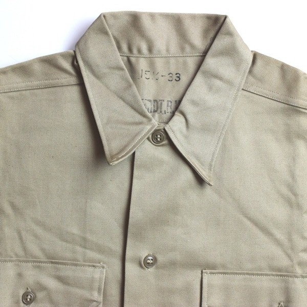 44th Collectors Avenue - US Navy aviator khaki / tan officer shirt ...