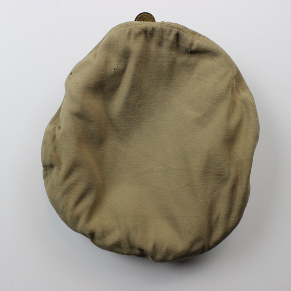 USAAF khaki / tan officer service cap - Dobbs crusher