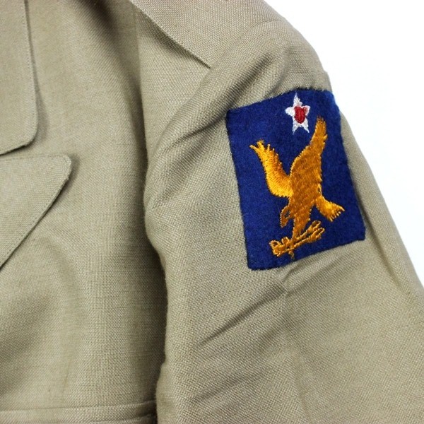 Khaki / tan uniform grouping - 2nd and 8th Air Force - Identified