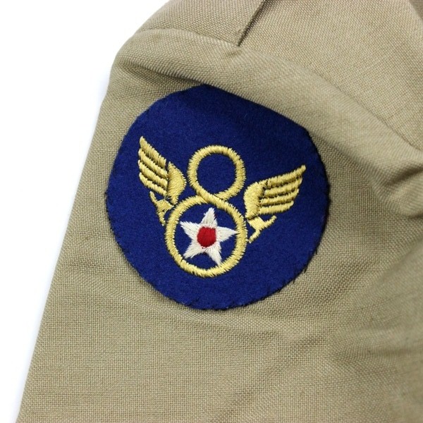 Khaki / tan uniform grouping - 2nd and 8th Air Force - Identified