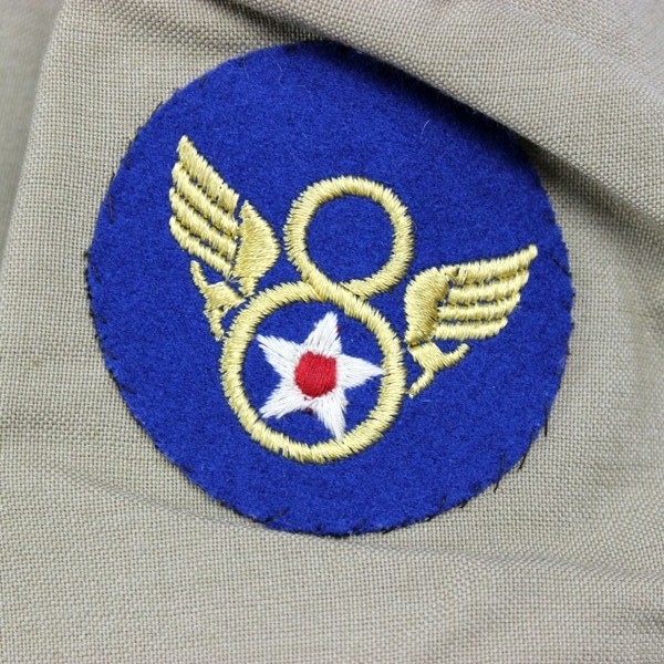 Khaki / tan uniform grouping - 2nd and 8th Air Force - Identified