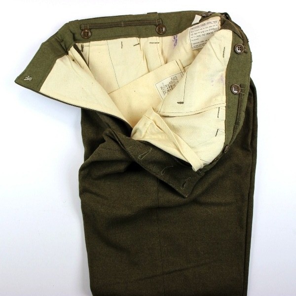 44th Collectors Avenue - M1937 OD “Mustard” wool serge field trousers ...
