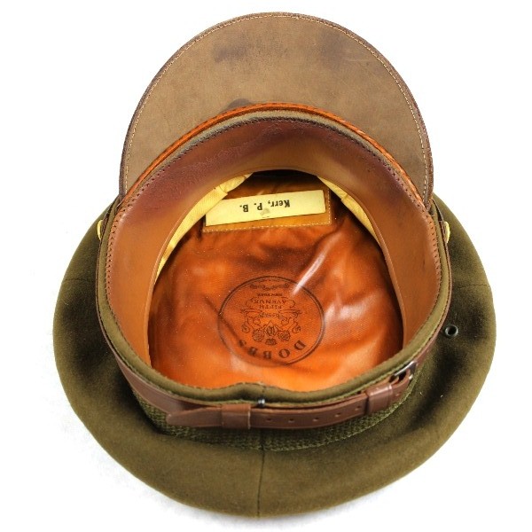 US Army officer winter service cap - Dobbs - Identified