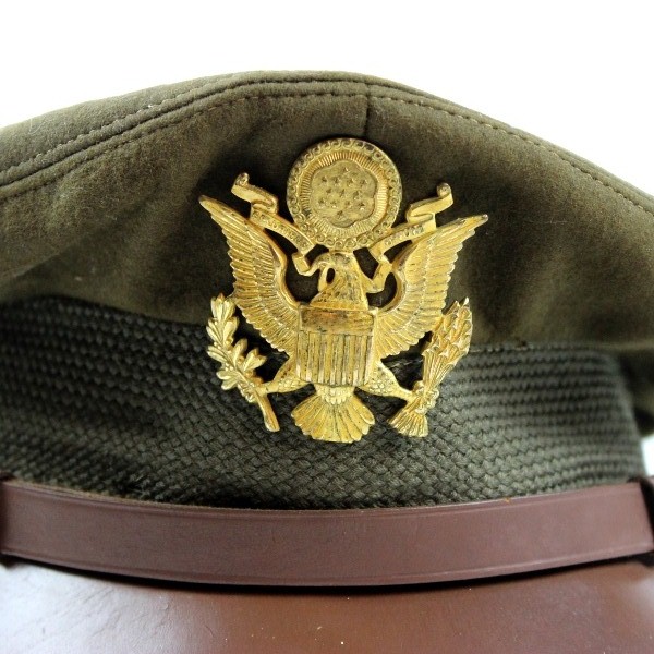 USAAF officer winter service cap - Dobbs - Identified