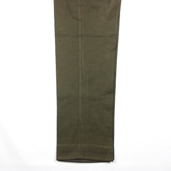 Officers chocolate gabardine field trousers - W30 L31