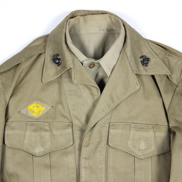 USMC khaki Vandergrift jacket and shirt