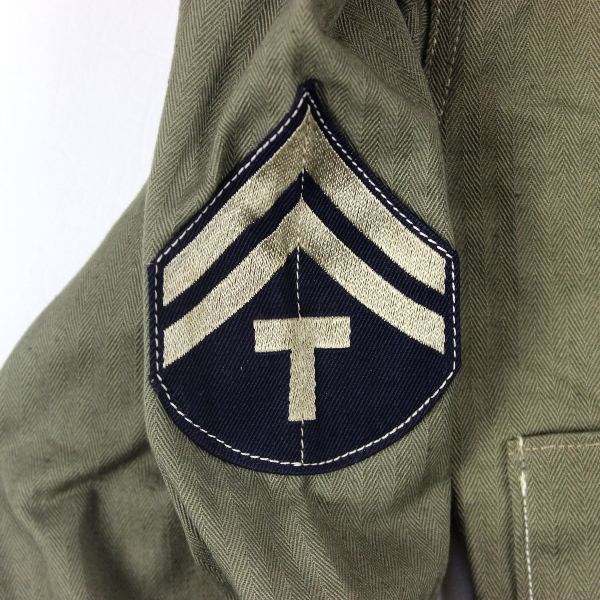Very interesting shortened USMC P41 jacket w/ Army ranks