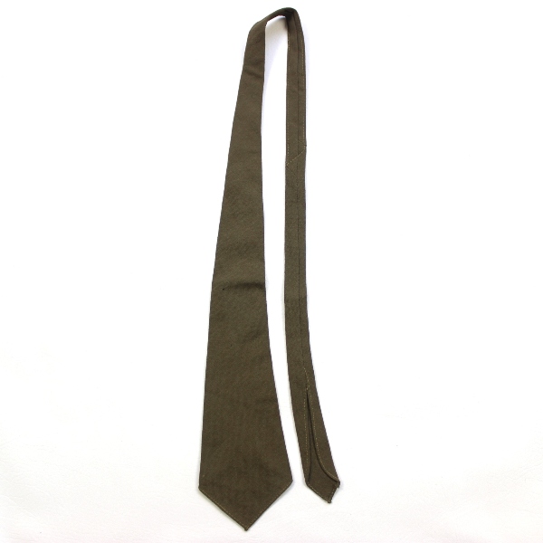 OD / Green wool service necktie