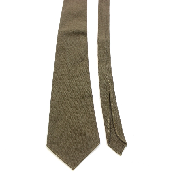 OD / Green wool service necktie