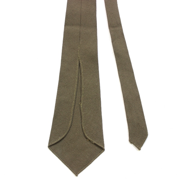 OD / Green wool service necktie