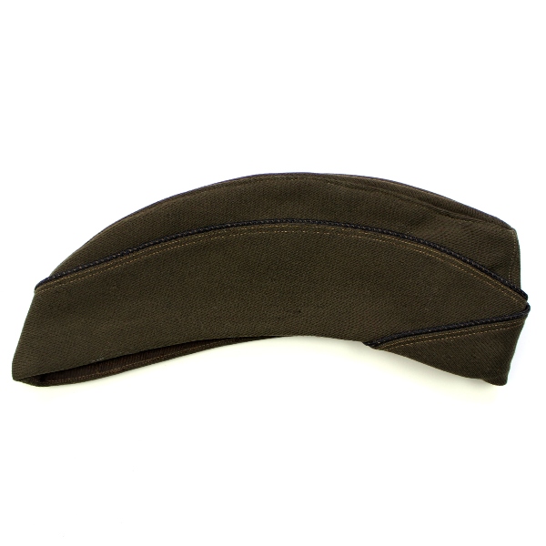 Women's Army Corps officer OD gabardine side cap