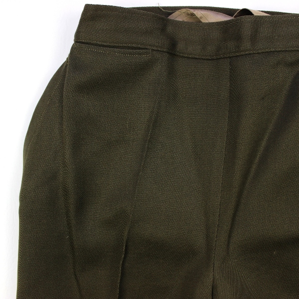 Women's Army Corps OD gabardine officers dress slacks