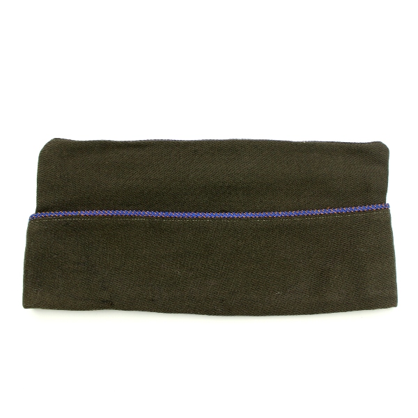 EM OD wool gabardine garrison cap - Air Corps - 7 1/4