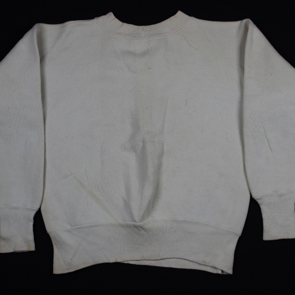 Scarce 1940s white cotton sweatshirt - 5th Ferrying Group