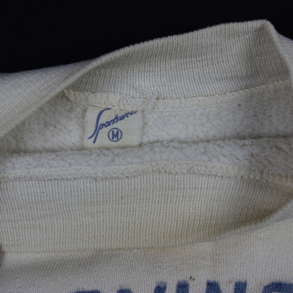 Scarce 1940s white cotton sweatshirt - 5th Ferrying Group