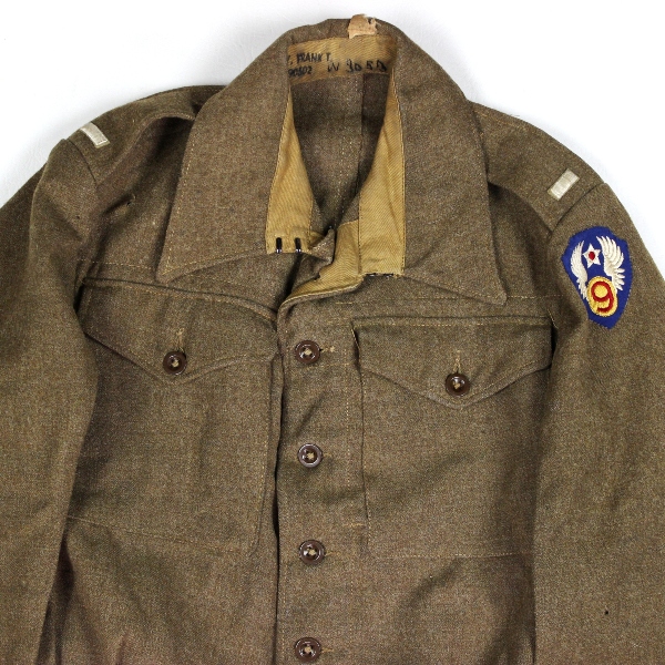 1940 pattern wool battledress w/ 9th Air Force patch