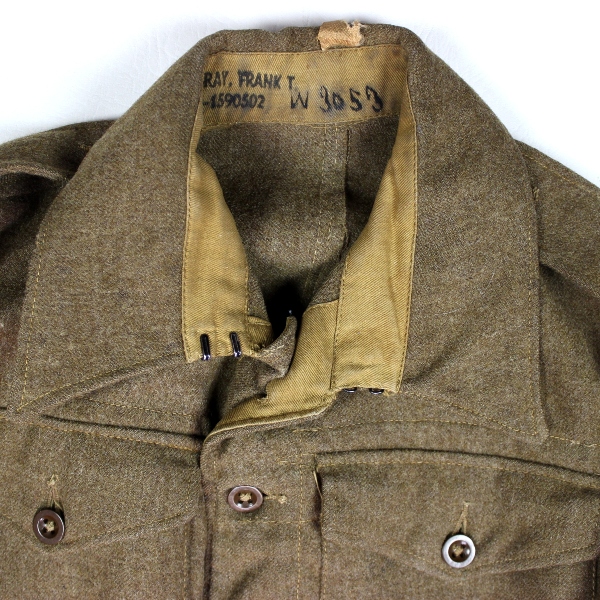 1940 pattern wool battledress w/ 9th Air Force patch