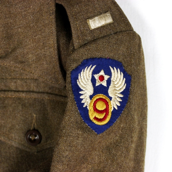 1940 pattern wool battledress w/ 9th Air Force patch