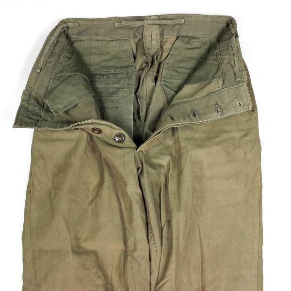 M1943 cotton field trousers w/ AAF modification