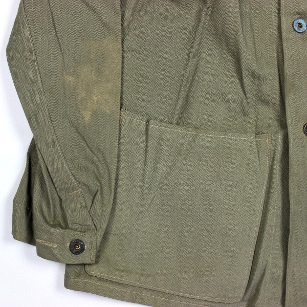 44th Collectors Avenue - USMC P41 HBT jacket - Identified - Size 36