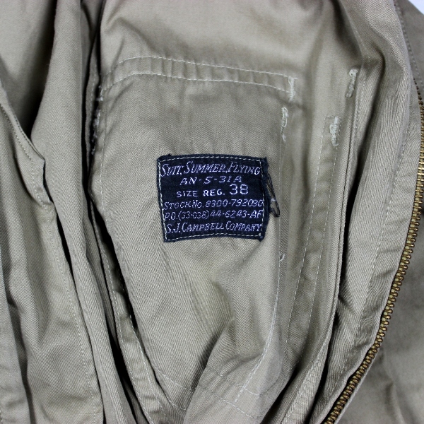 44th Collectors Avenue - USAAF summer flight suit type AN-S-31A - 38R