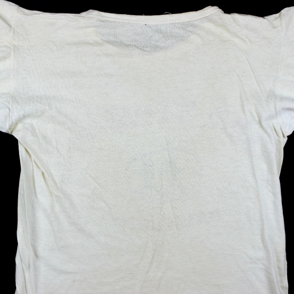 Scarce 1940s white cotton t-shirt - Camp Stoneman, CA