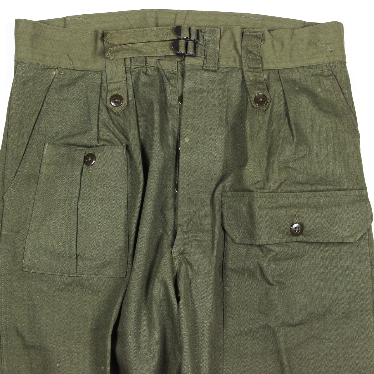 44th Collectors Avenue - Scarce HBT Jungle trousers - British War Aid ...