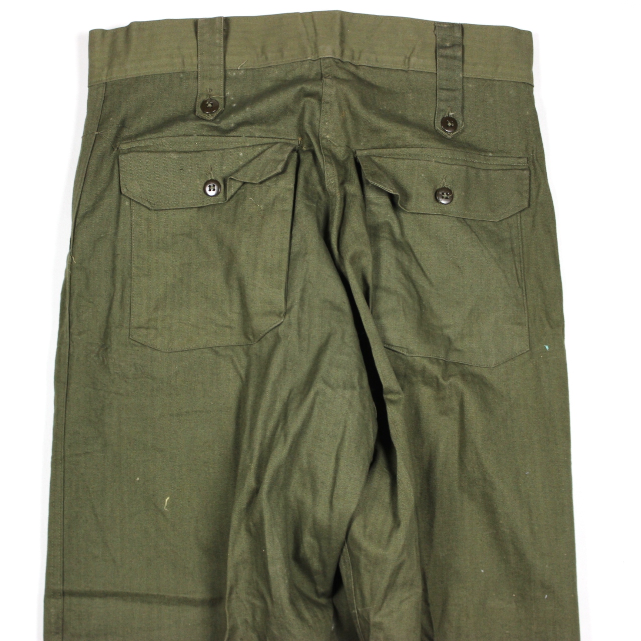 44th Collectors Avenue - Scarce HBT Jungle trousers - British War Aid ...