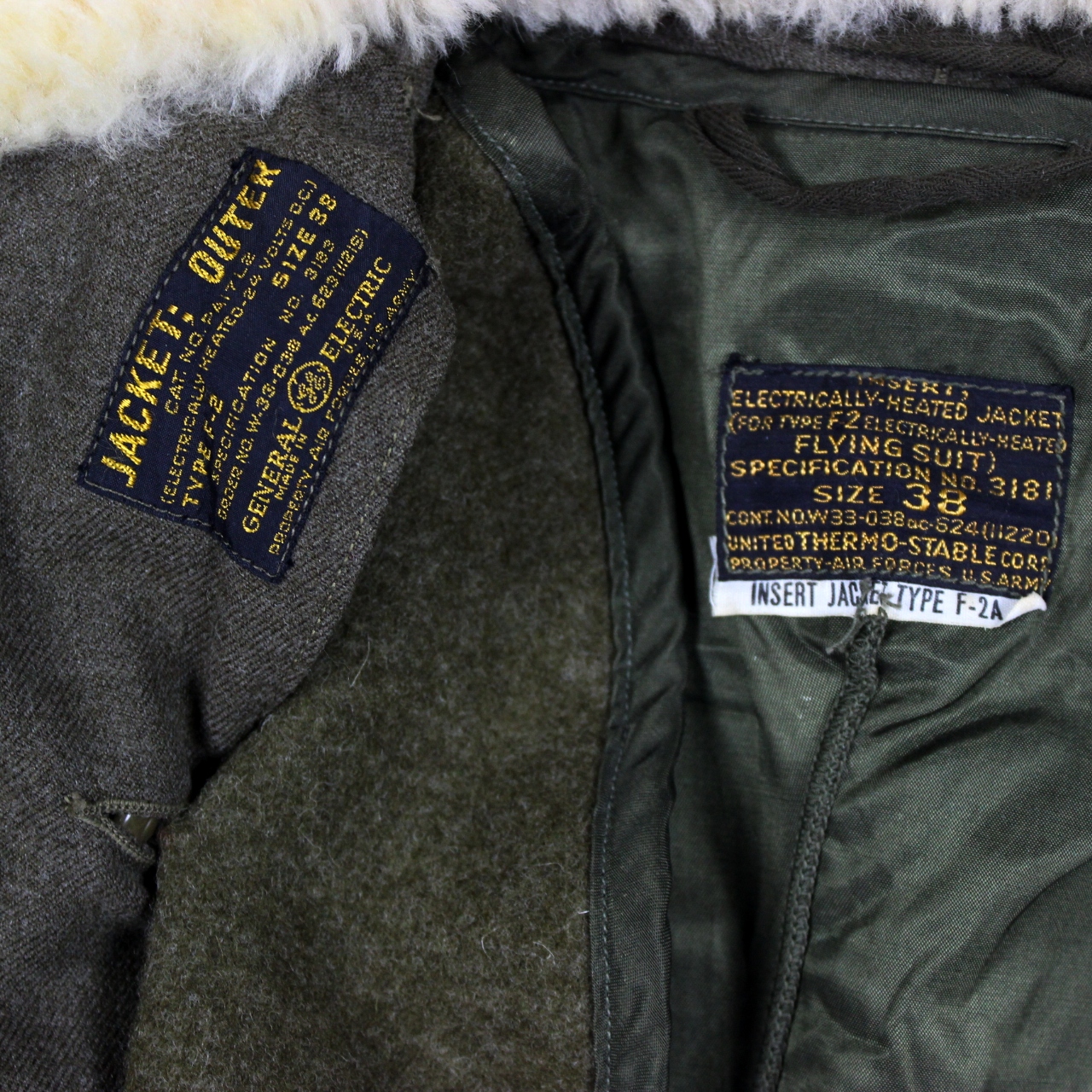 44th Collectors Avenue - USAAF electrically heated flight jacket type ...