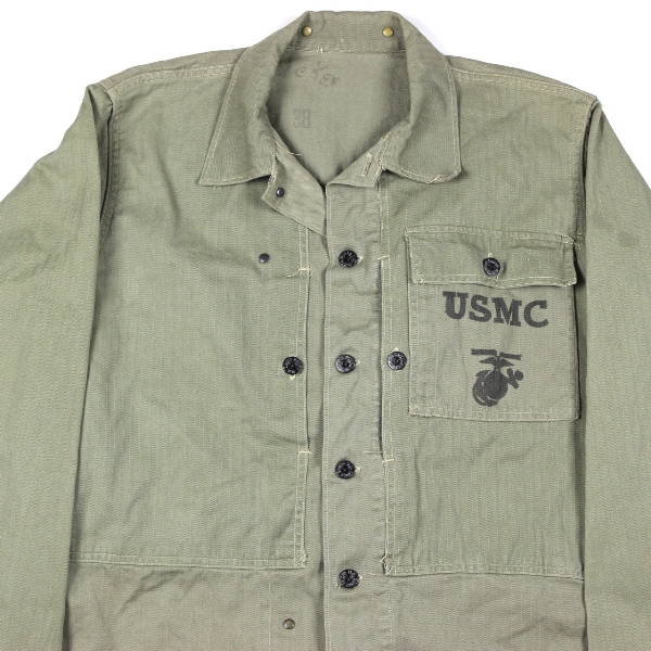 44th Collectors Avenue - USMC P44 HBT jacket - Identified - Size 38