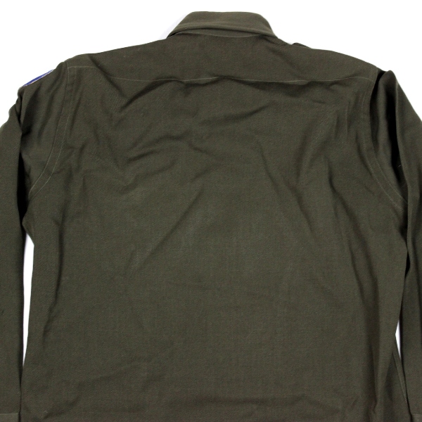 USAAF OD wool gabardine officers dress shirt - 14th AF