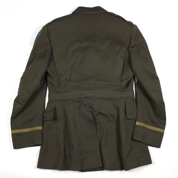 USAAF OD wool gabardine officers dress jacket - 14th AF bullion