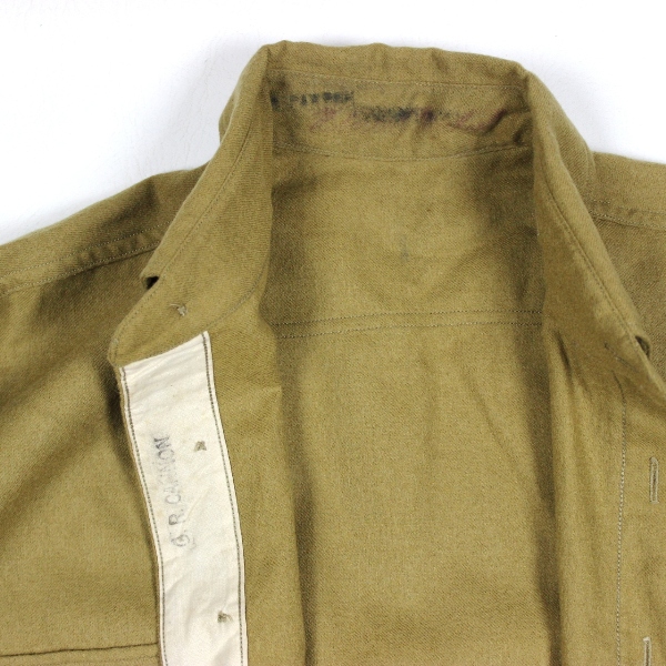 44th Collectors Avenue - USMC brown wool service shirt