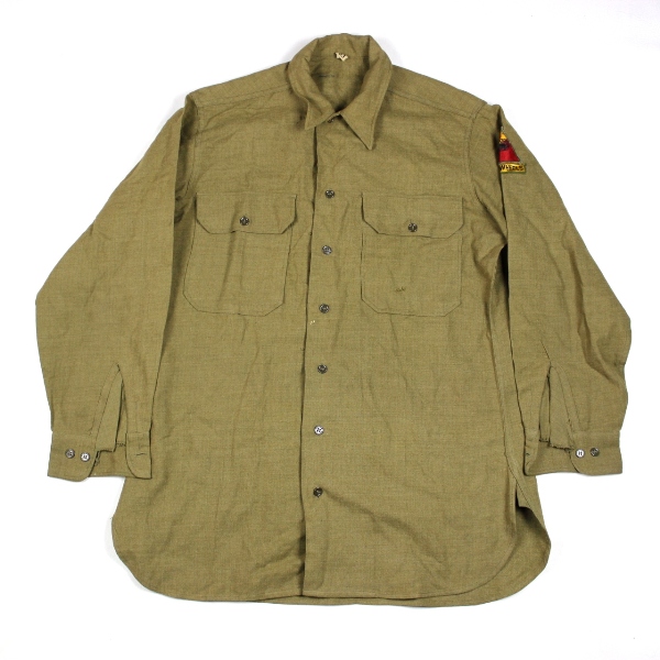 44th Collectors Avenue - US Army wool serge service shirt - 2nd Armored ...