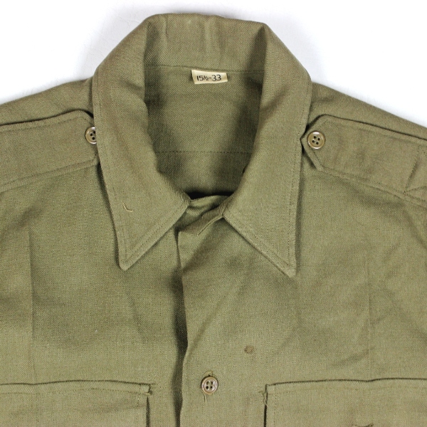 US Army wool serge service shirt - 2nd Armored Division