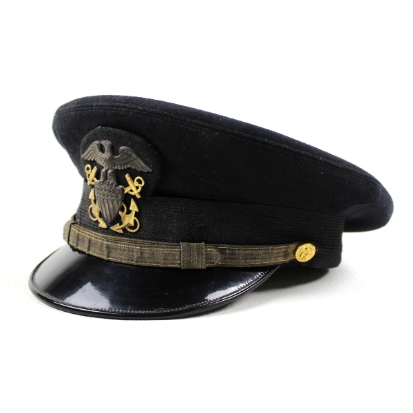 44th Collectors Avenue - US Navy officer dress visor cap - Bancroft