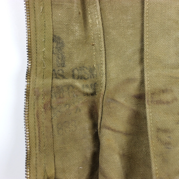 Rare M1938 canvas leggings - Field modification