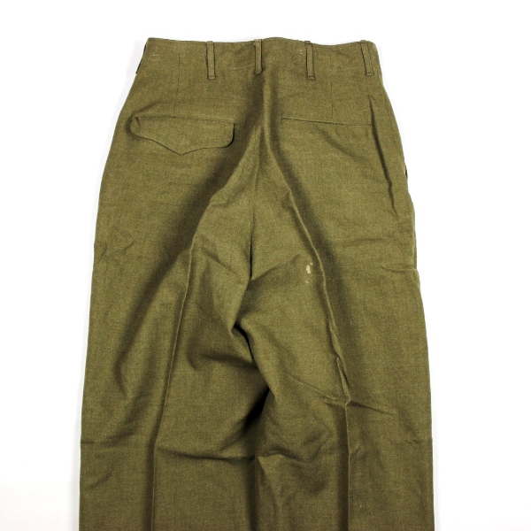 44th Collectors Avenue - M1937 OD wool serge field trousers - W32 L33