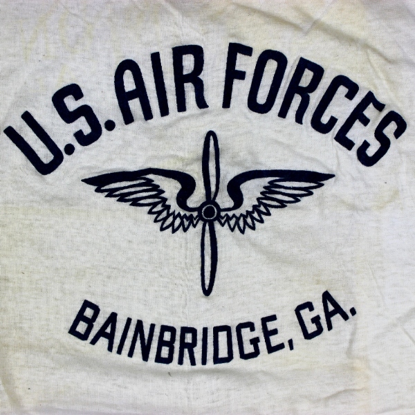 44th Collectors Avenue - Scarce 1940s USAAF white cotton t-shirt ...