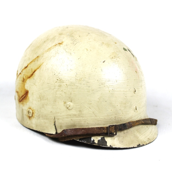 Low pressure Saint-Clair M1 helmet liner w/ white paint 