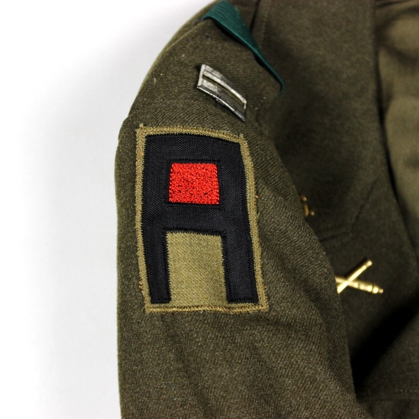 44th Collectors Avenue - US Army officer Ike jacket - ETO 1st Army