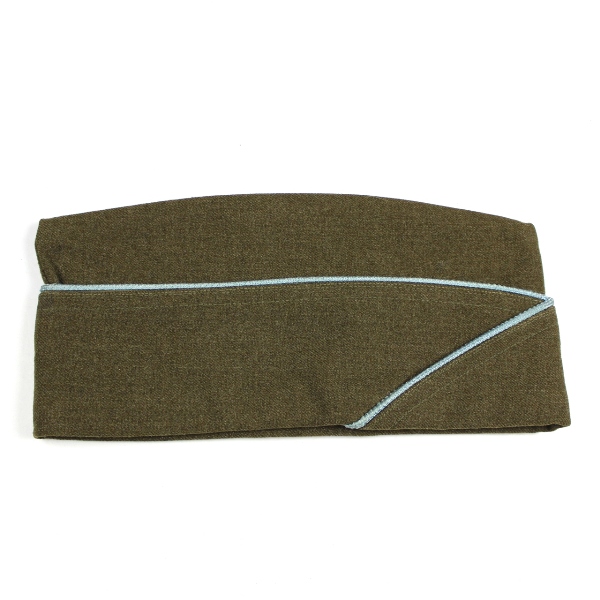 OD wool enlisted men side cap - Airborne infantry