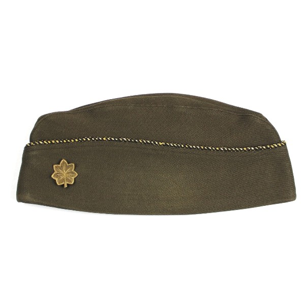 US Army officers OD wool gabardine garrison cap - Major