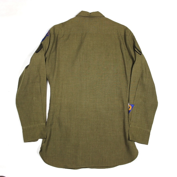 US Army wool flannel service shirt - Air Transport Command