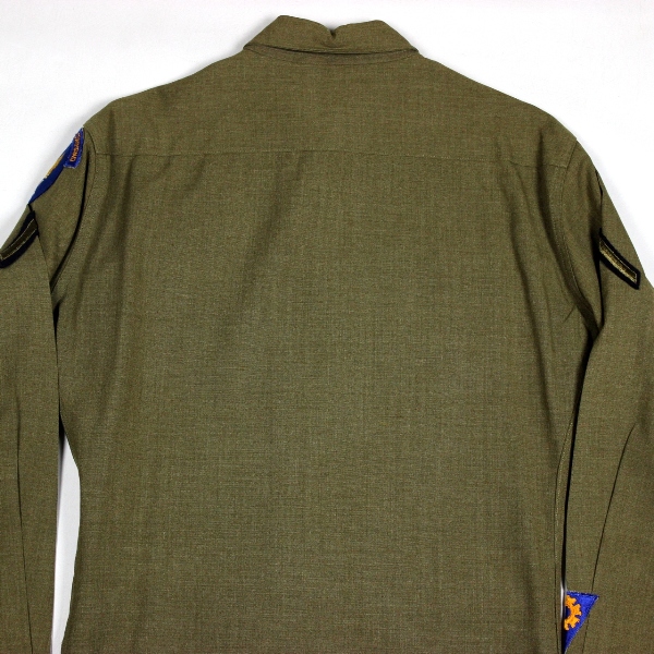 US Army wool flannel service shirt - Air Transport Command