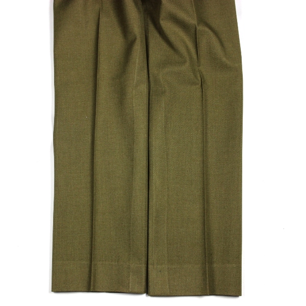 M1937 OD wool serge field trousers - W32 L35