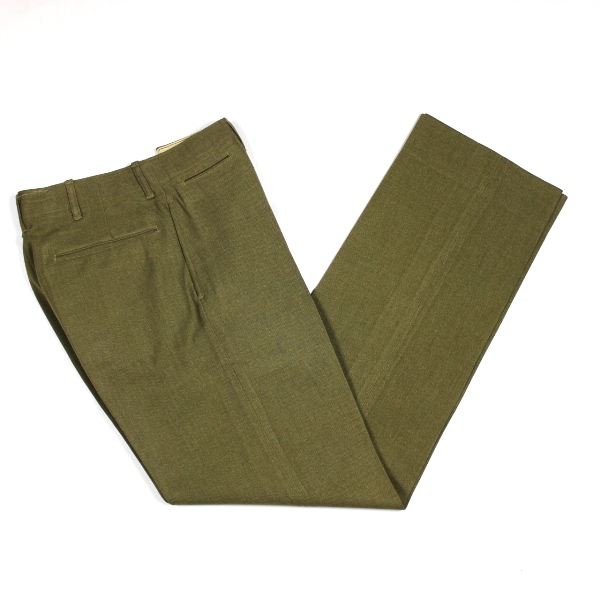 M1937 OD wool serge field trousers - W32 L35